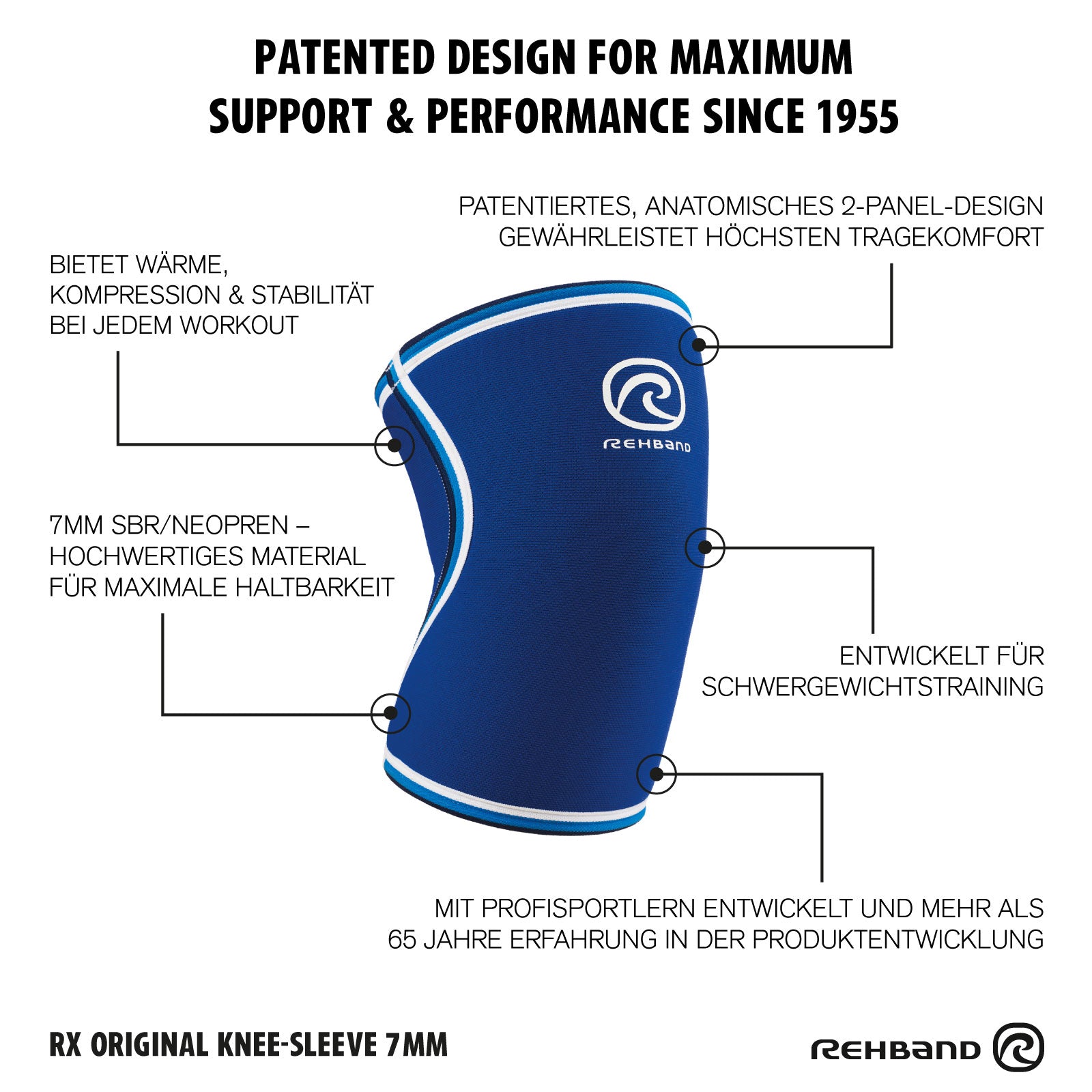 Ginocchiera | RX Original Knee Sleeve 7mm