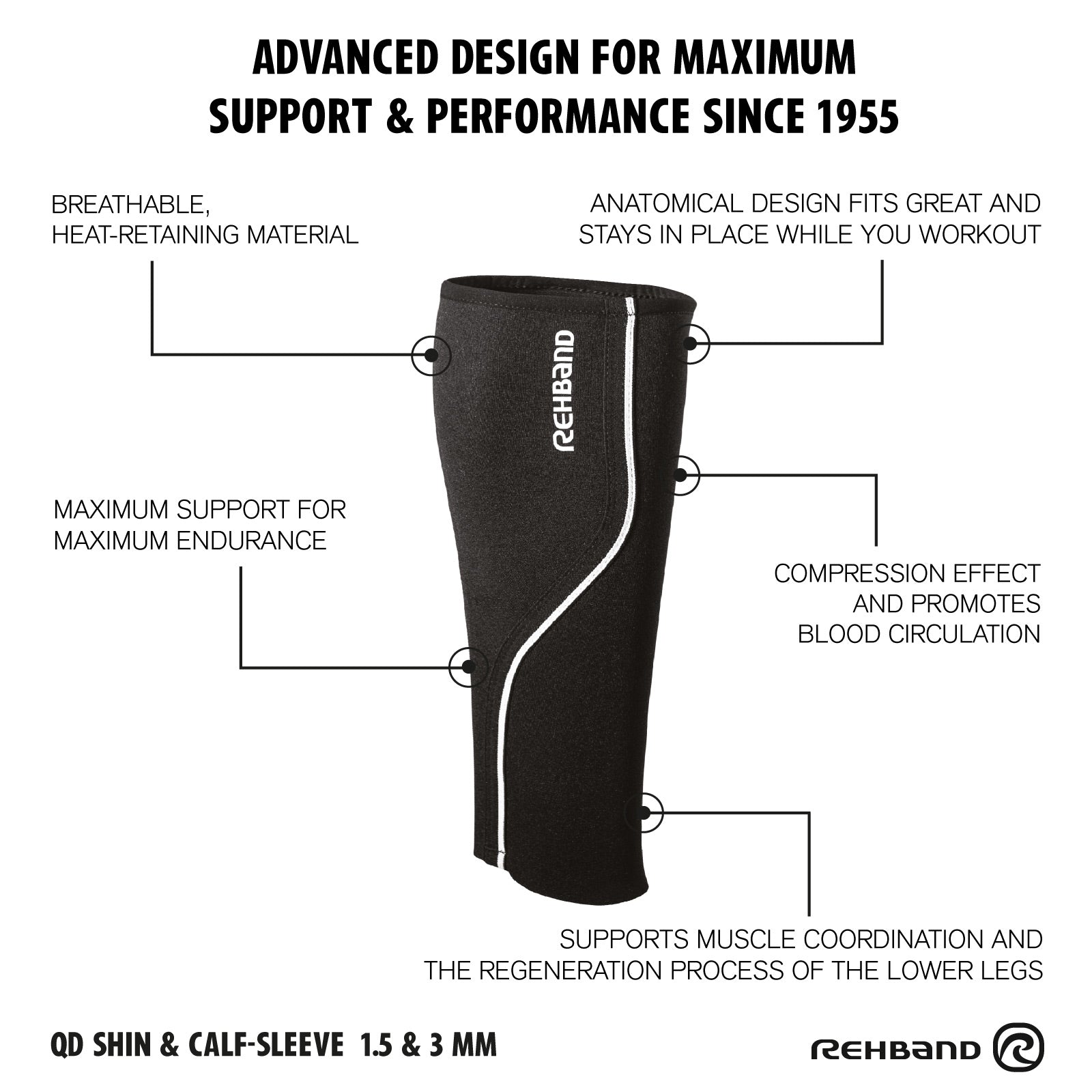 Vadskydd | QD Shin & Calf Sleeve 3mm