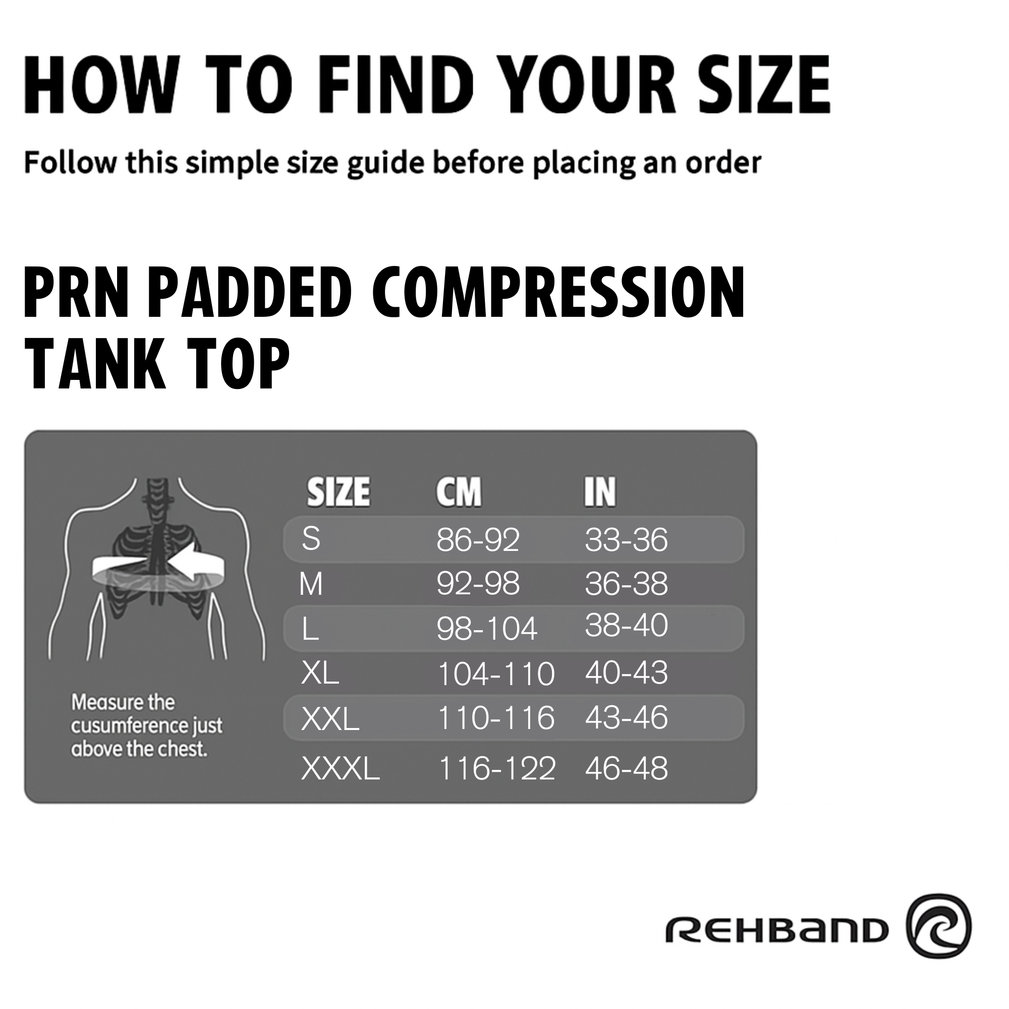 PRN Padded Compression Tank Top