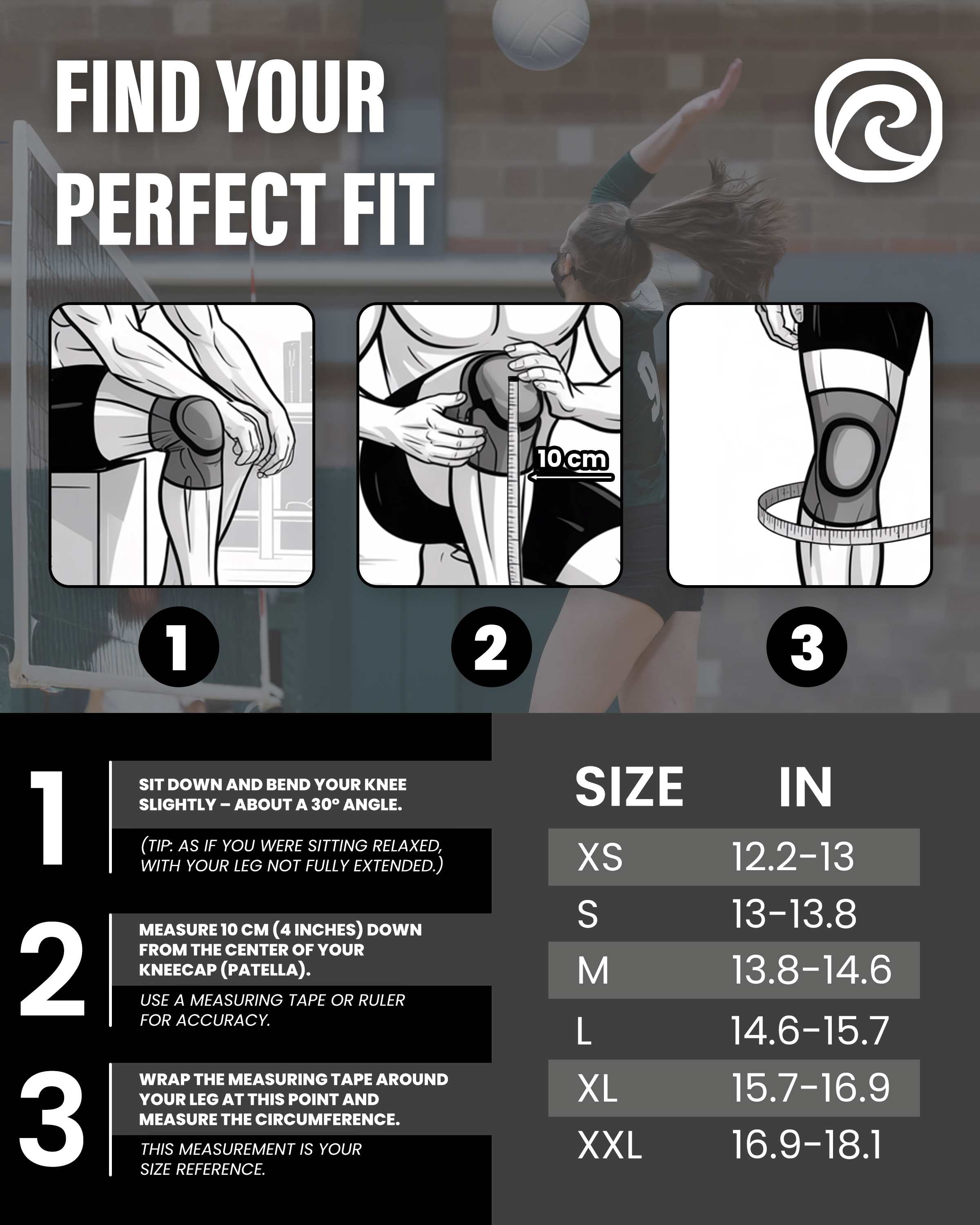 PRN Volleyball Knee Pads