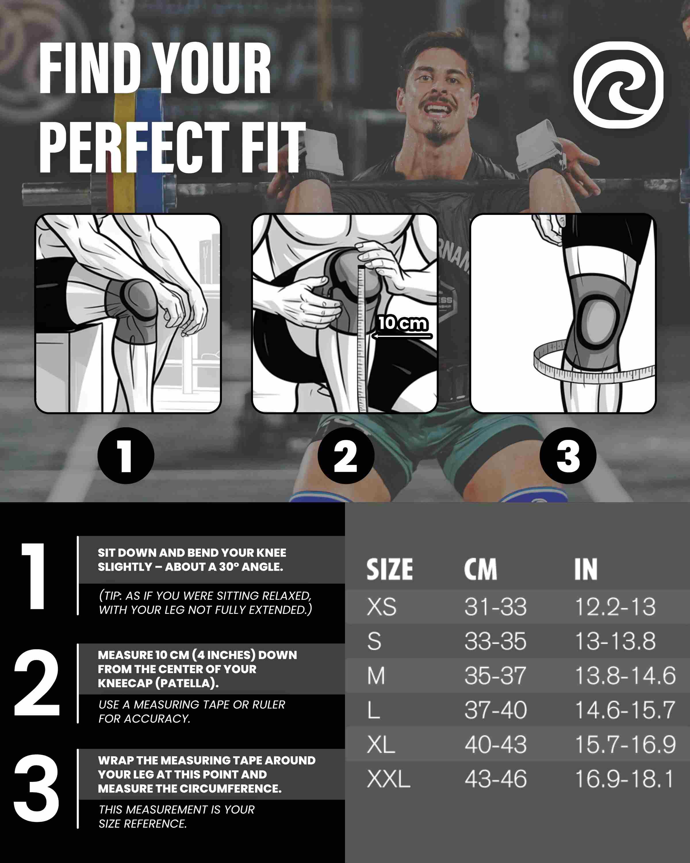 RX Original V Knee Sleeve 7mm
