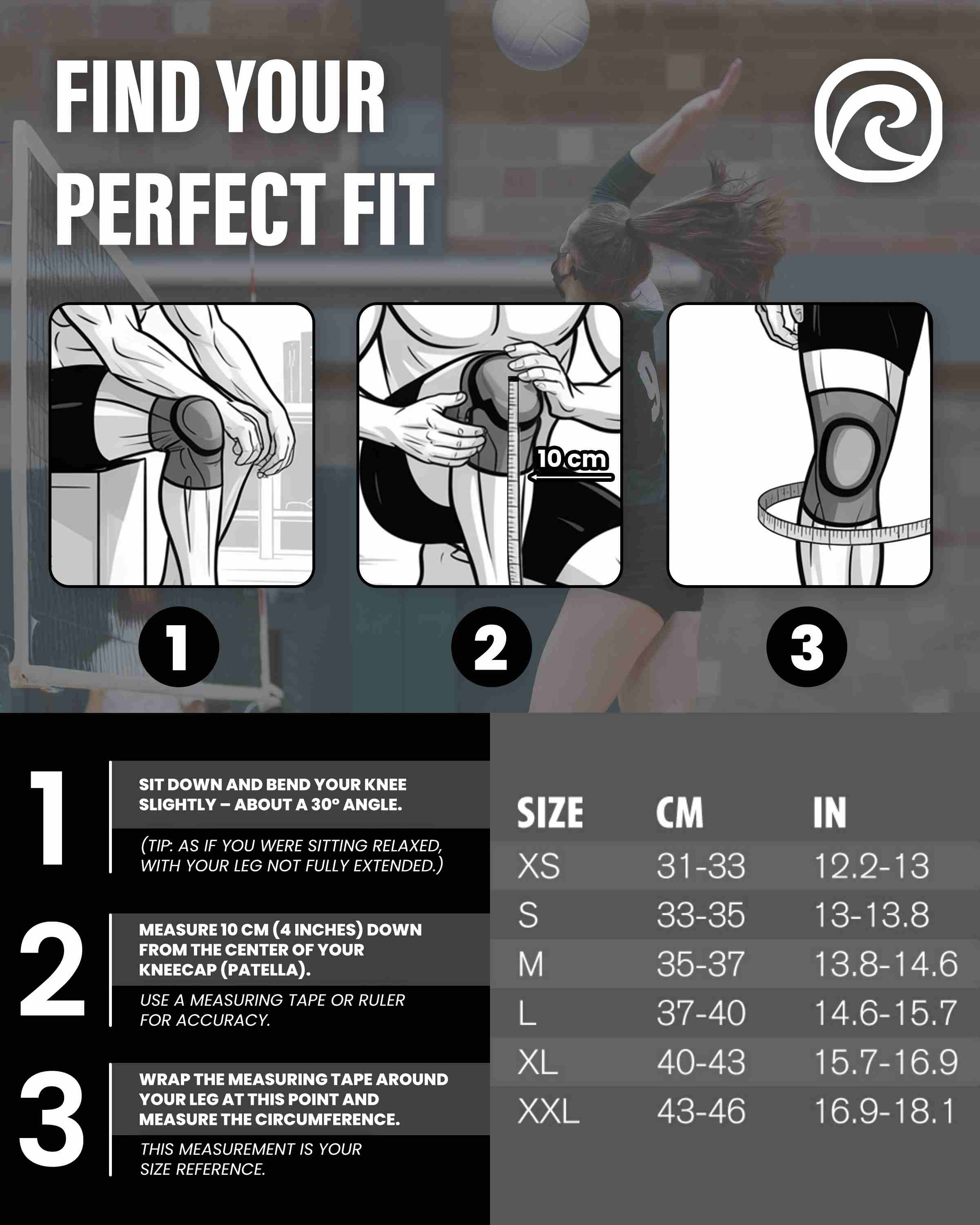 PRN Volleyball Knee Pads