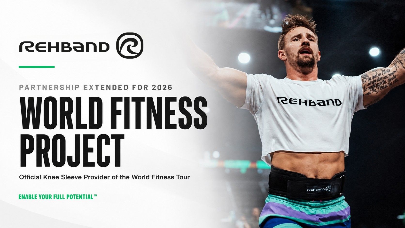 Rehband Renews Partnership as Official Knee Sleeve Provider of the World Fitness Tour